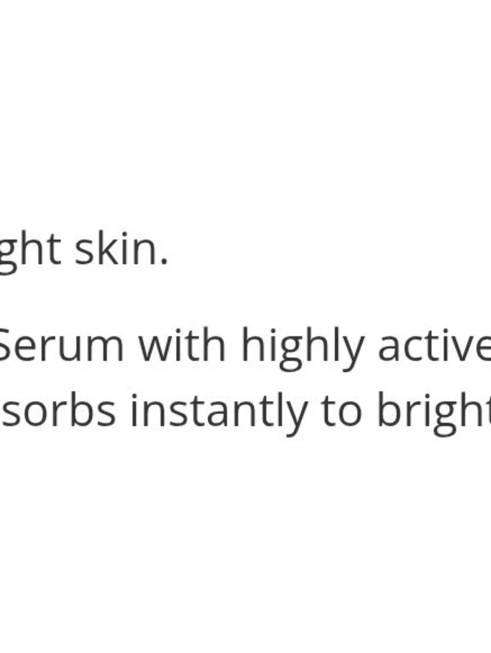 Ginkgo Bright Illuminating & Firming Facial Serum - White